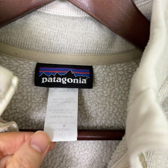 Patagonia Off-White Cream Better Sweater Pullover Women’s Medium - Picture 4 of 5